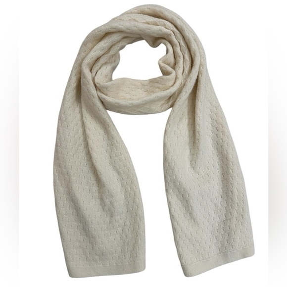 Echo Accessories - ECHO NEW YORK featherweight diamond knit oversized women's scarf wrap - Ivory